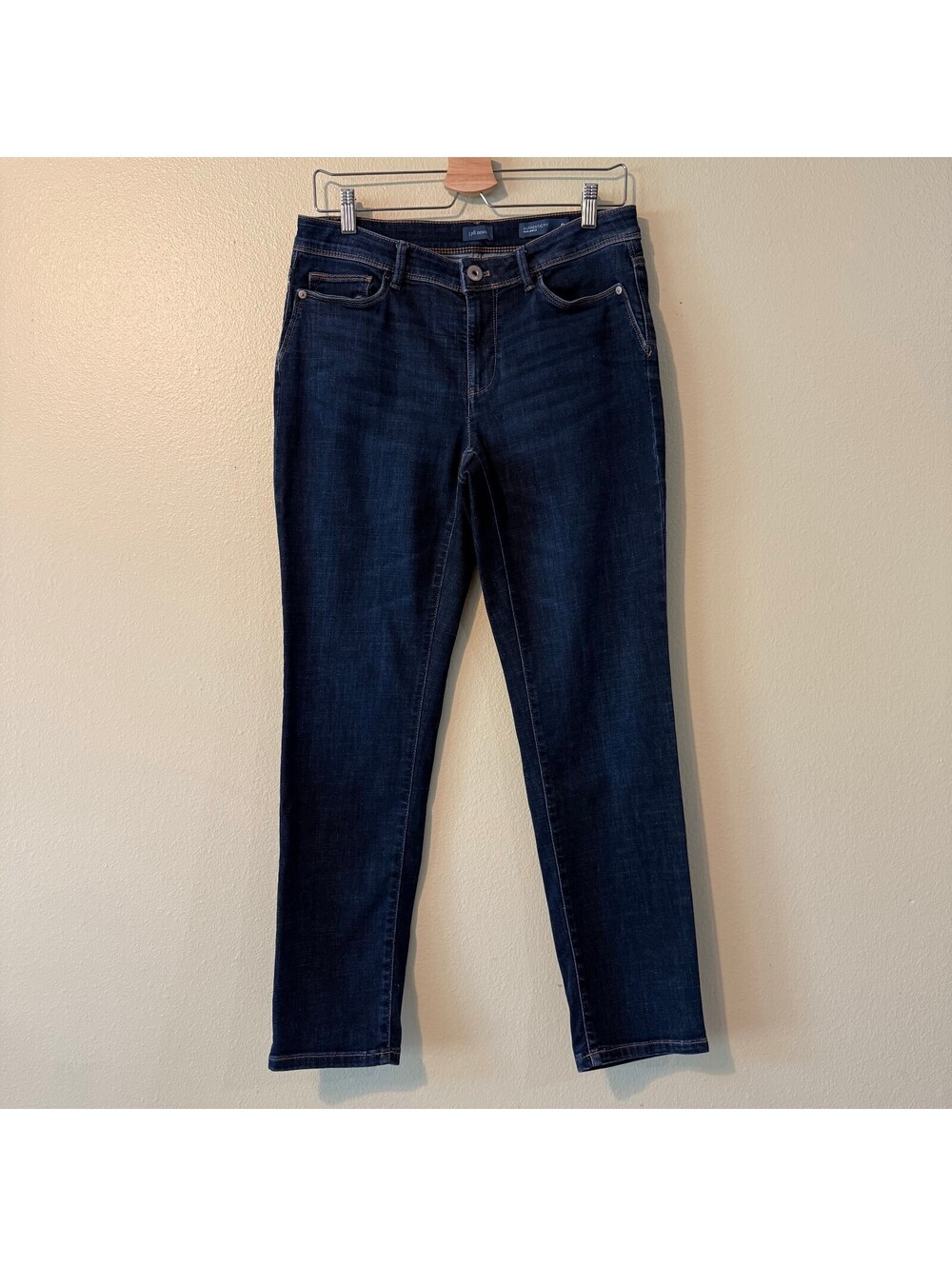 J. Jill Authentic Fit Dark Blue Denim Jeans Size 8